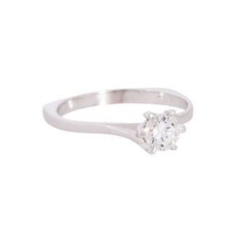 Solitärring mit Brillant,