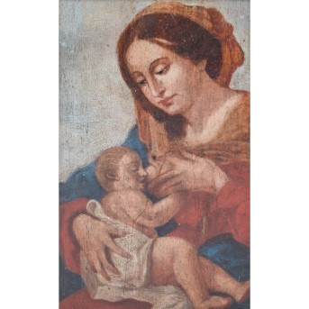 SÜDDEUTSCHER MEISTER 19.JH. 'Maria Lactans'