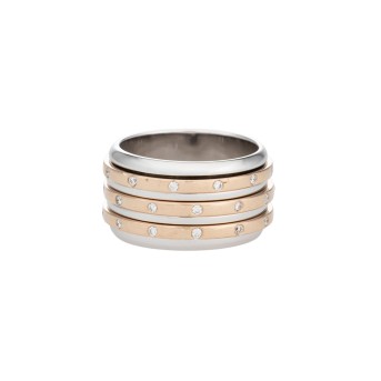 CHRIST Drehbarer Bandring mit 36 Brillanten