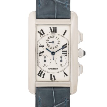 CARTIER CARTIER Tank Americaine Ref 2312 Herren Chronograph von ca. 2000er Jahre.