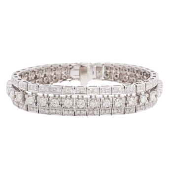 Armband mit 35 Brillanten,