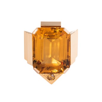 Anhänger mit Citrin,