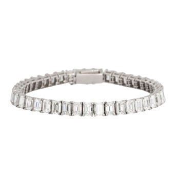 Tennisarmband mit 44 Diamanten