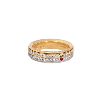 WELLENDORFF WELLENDORFF Ring 'ZWEI HERZEN EINE LIEBE',