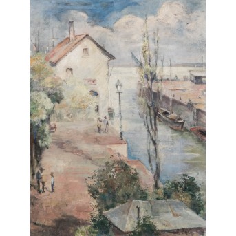 MALER/IN 20. Jh., 'Am Kanal',
