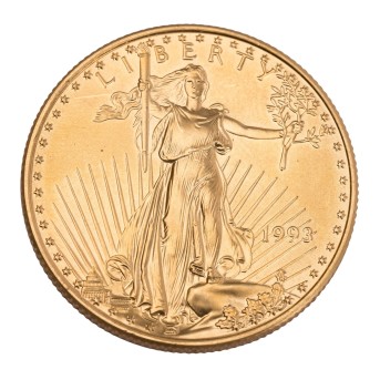 USA /GOLD - 1/2 Unze American Eagle, 25 $ 1993