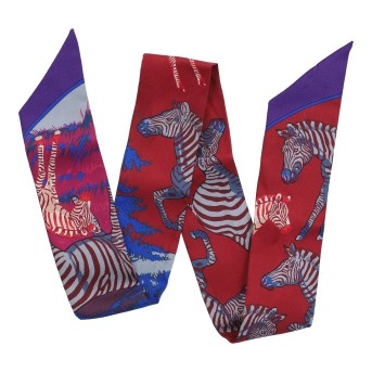 HERMÈS Twilly 'LES ZEBRAS',
