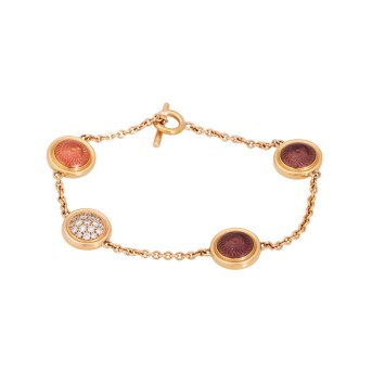 VICTOR MAYER bracelet with diamonds totaling approx. 0.46 ct, 