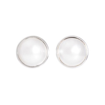 Paar Ohrstecker mit 2 Mabeperlen,