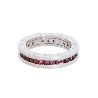 BULGARI BULGARI Ring 'B.zero1' mit Rhodolithen,