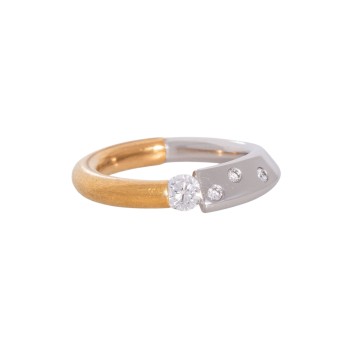 BUNZ BUNZ Spannring mit Brillanten von zus. ca. 0,36 ct