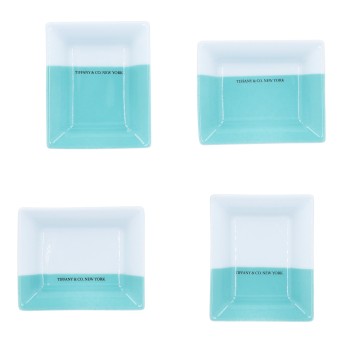 TIFFANY & Co. Vide-Poche set 'COLOR BLOCK'.