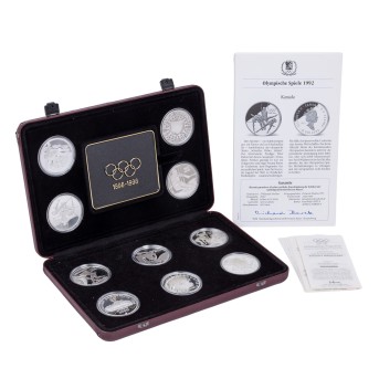 Sammlung 100-Jähriges Münzprogramm Olympische Spiele 1896-1996,