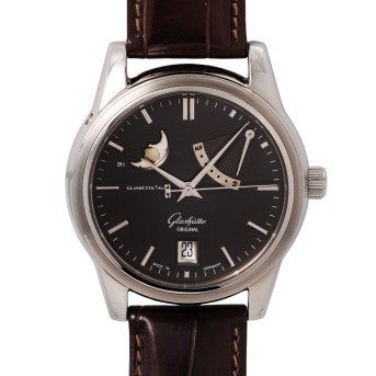 GLASHÜTTE ORIGINAL Senator "Auf und Ab" Ref. 3944142204 Herrenuhr mit Box und Papieren.