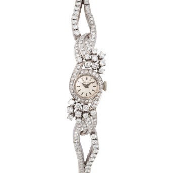 GÜBELIN/SCHILLING jewelry watch with diamonds, 