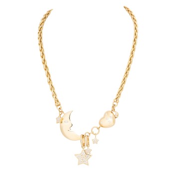 Collier 'Mond, Sterne, Herz',