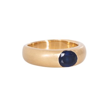 L.C.KÖHLER ring with sapphire 