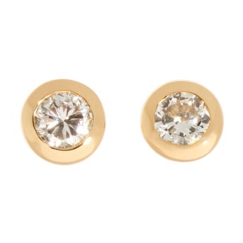 Paar Ohrstecker mit 2 Brillanten,