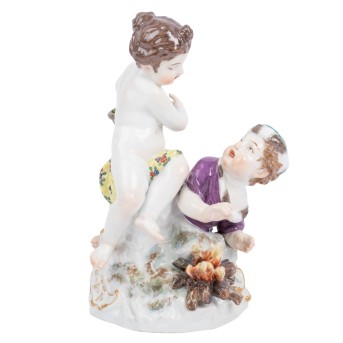 MEISSEN MEISSEN 'Frühling und Winter' 1860-1924