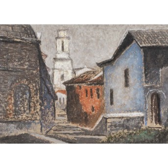 ORTNER, RUDOLF (1912-1997) 'Verona Scorcio I' 1982