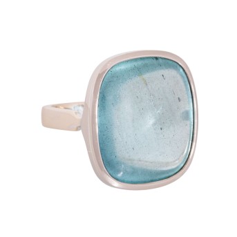 LÜTH BIJOUX LÜTH BIJOUX Ring mit Aquamarincabochon,