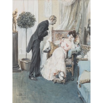 BLUHM, OSKAR (1867-1912) &quot;Accommodating&quot; 1904