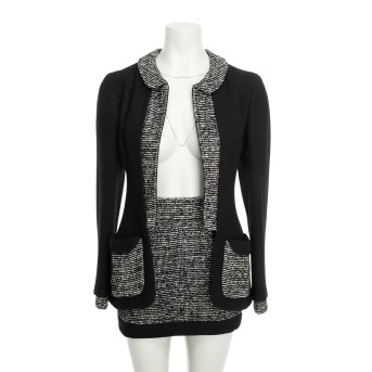 CHANEL CHANEL HAUTE COUTURE Kostüm, Gr. ca. 34, Koll.: A/W 1993.