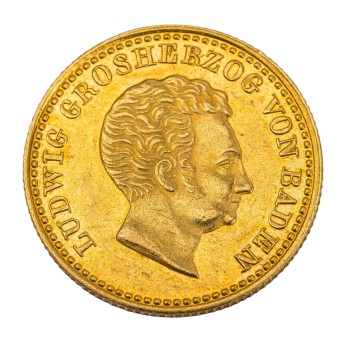 Baden-Durlach - Ludwig (1818-1830), 5 Taler zu 500 Kreuzer 1830