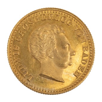 Baden-Durlach - Ludwig (1818-1830), 5 Taler zu 500 Kreuzer 1830