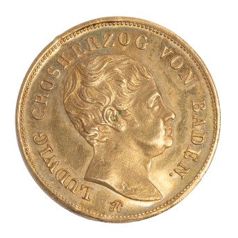 Baden-Durlach - Ludwig (1818-1830), 10 Gulden 1819