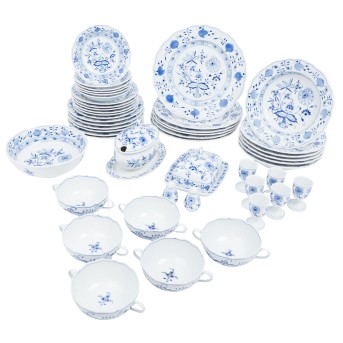 MEISSEN Speiseservice für 6 Personen, 20.Jh.