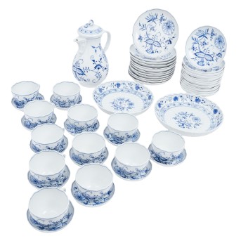 MEISSEN Kaffeeservice für 12 Personen, 20.Jh.