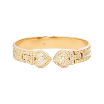 Armspange '2 Herzen'  mit 216 Brillanten