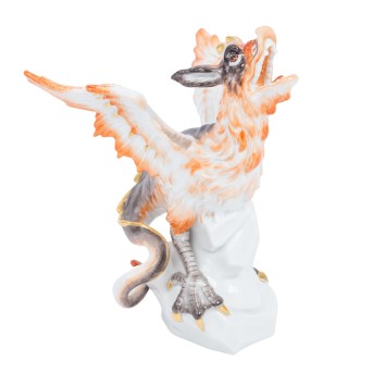 MEISSEN "Drache" mit aufgerichteten Flügen" 21.Jh.