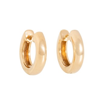 Pair of hinged creoles,