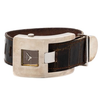 LONGINES Serge Manzon Ref. 5018 designer watch. 