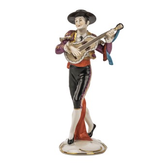 FRIEDRICH WILHELM WESSEL, 'Guitar player'. 1950s.