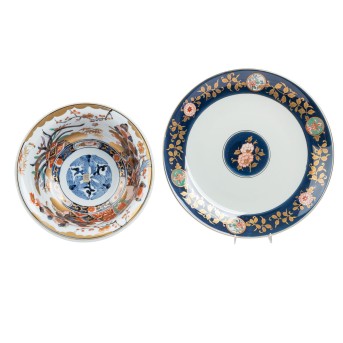 2 Teile ARITA-Porzellan. JAPAN, 20. Jh.: