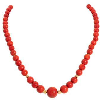 Coral necklace, 