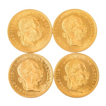 Österreich /GOLD - Franz Josef I. 4 x 1 Dukat 1915/NP