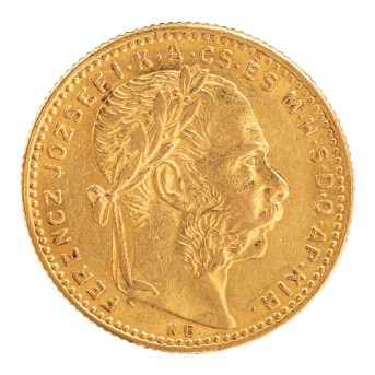 Österreich-Ungarn /GOLD - Franz Josef I. 8 Forint 1891