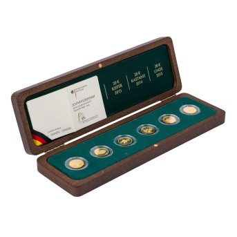 BRD Goldmünzen Set Deutscher Wald -