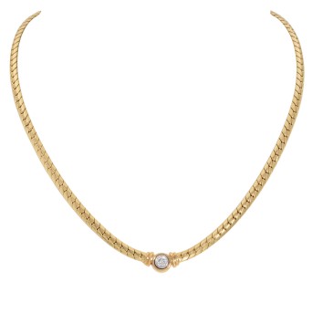 WEMPE WEMPE Solitärcollier mit Brillant von ca. 0,31 ct