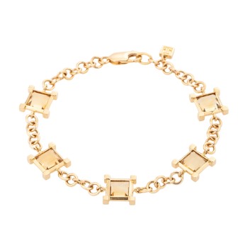 JETTE JOOP bracelet with 5 citrines,