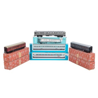 MÄRKLIN 7-tlg Konvolut Personenwagen, Spur H0,