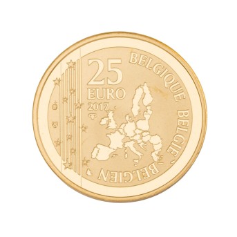 Belgien /GOLD - 25 Euro 2017 Vertrag von Maastricht