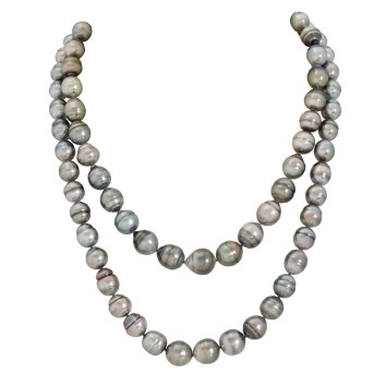 Lange Tahitiperlenkette,