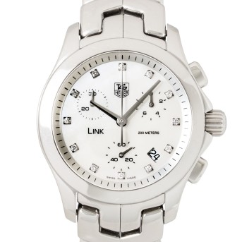TAG HEUER Link Lady Chronograph Ref. CJF1312 Damenuhr mit  Box.