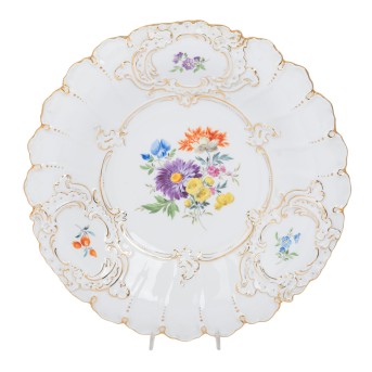 MEISSEN MEISSEN 'Prunkteller' 20.Jh., 2.Wahl,