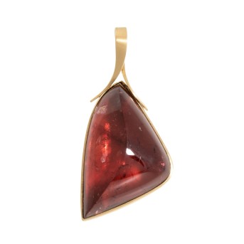 Unikat Anhänger mit feinem Rubellit